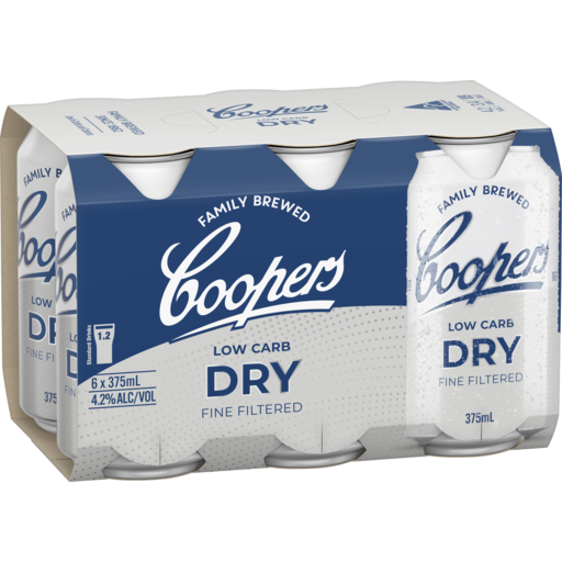 Coopers Dry Low Carb 6 pack Warehouse Liquor Store