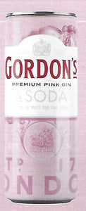 Gordon's Pink Gin & Soda 12 pack cans