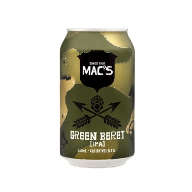 Macs Green Beret 6 pack cans