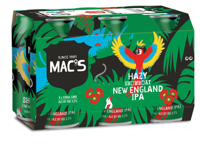 Mac's Showboat NE IPA 6 pack cans