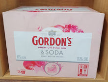 Load image into Gallery viewer, Gordon&#39;s Pink Gin &amp; Soda 12 pack cans