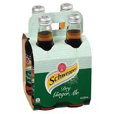 Schweppes Ginger Ale 4 Pack 330ml