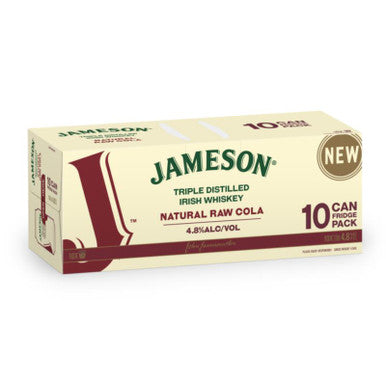 Jameson & Cola 10 pack cans