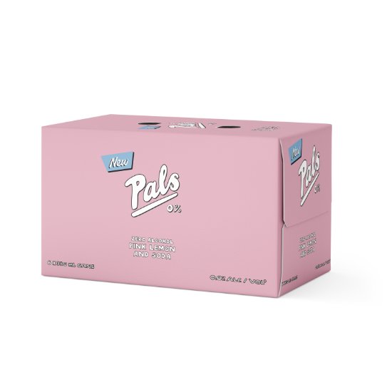 Pals 0% Pink Lemon 6 pack