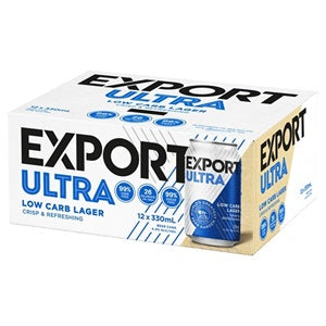 Export Ultra Low Carb 12 pack cans