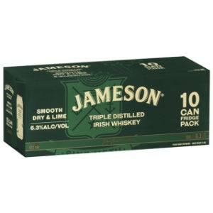Jamesson & Dry 6.3% 10 pack cans