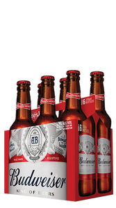 Budweiser 6 pack bottles