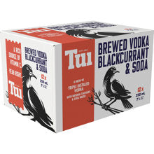 Tui Vodka Blackcurrant 12 pack cans