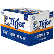 Tiger Crystal Ultra 12 pack 330ml cans