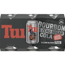 Tui Bourbon & Zero Sugar Cola 6 pack cans