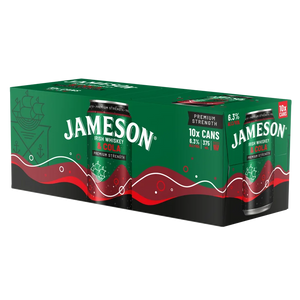 Jameson & Cola 6.3% 10 pack cans