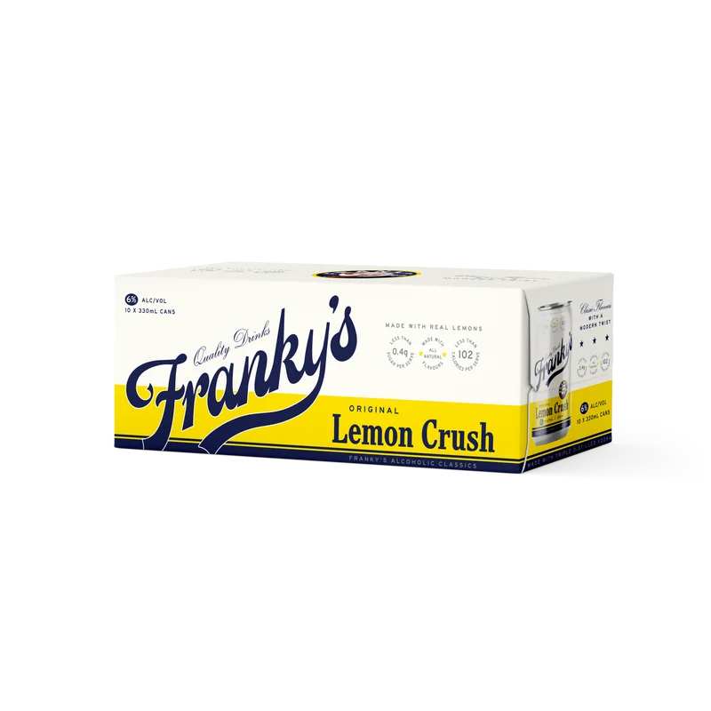 Franky's Lemon Crush 10 pack