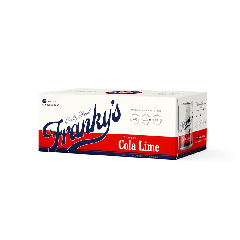Franky's Cola Lime 10 pack