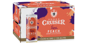 Cruiser Sour Peach 12 pack cans