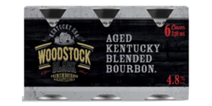 Woodstock Black 4.8% 6 pack cans