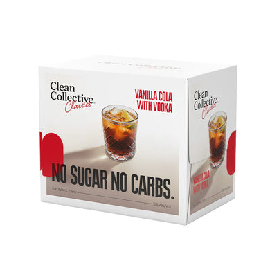 Clean Collective Vanilla Cola 6 pack cans