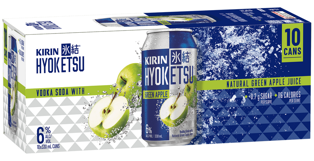 Kirin Hyoketsu Green Apple 10 pack