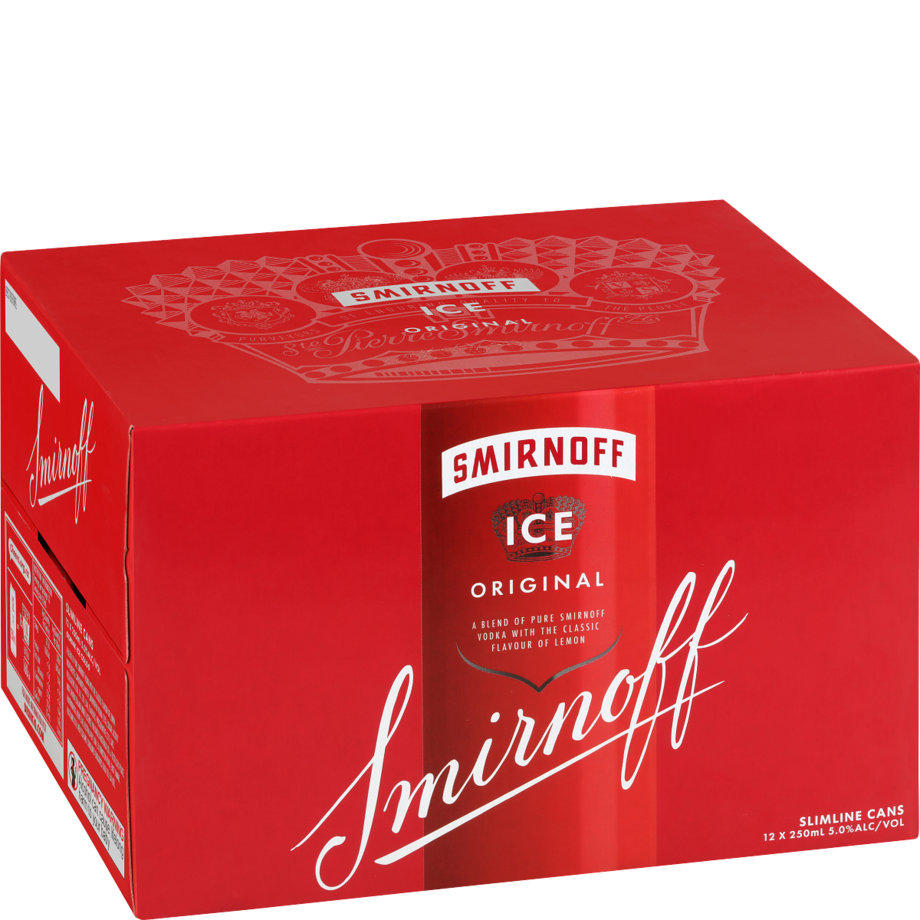 Smirnoff Red 12 cans
