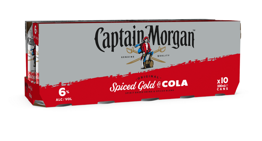 Captain Morgan 10 pack 330ml cans
