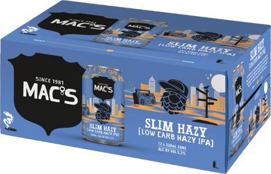 Macs Slim Hazy 12 pack cans