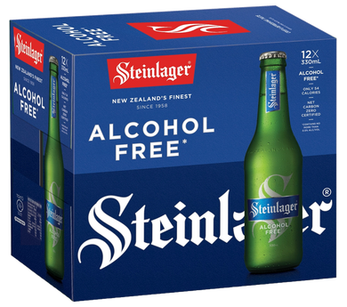 Steinlager Alcohol Free 12 pack bottles