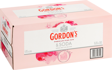 Gordons Pink Gin 18 pack cans