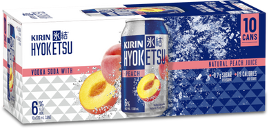 Kirin Hyoketsu Peach 10 pack cans