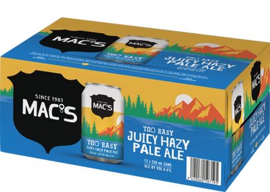 Mac's Eazy Hazy Pale Ale 12 pack