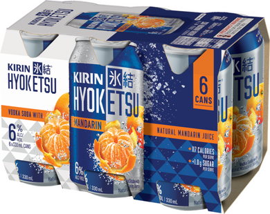 Kirin Mandarin 6 pack cans