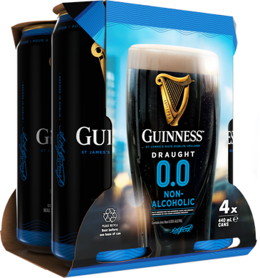 Guinness 0.0% 4 pack cans