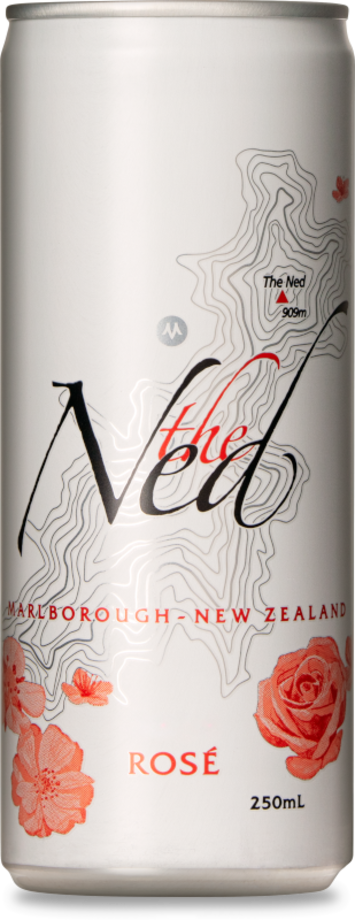 The Ned Rose 4 pack cans