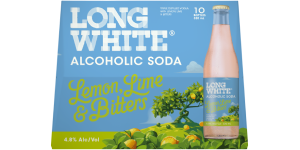 Long White Lemon Lime & Bitters 10 pack