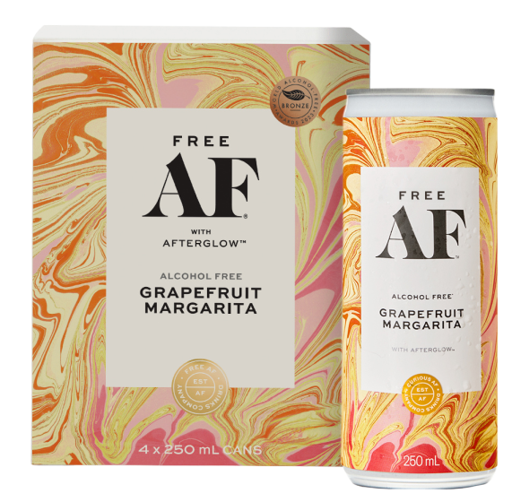 AF Grapefruit Margarita 0.0% 4 pack