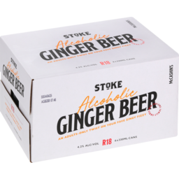 Stoke Ginger Beer 6 pack cans