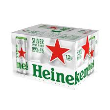 Heineken Silver 12 pack cans