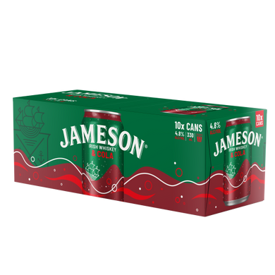 Jameson & Cola 10 pack cans