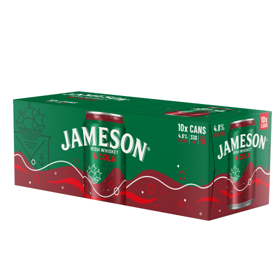 Jameson & Cola 10 pack cans