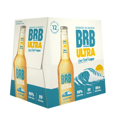 BRB Ultra Lager 12 pack bottles