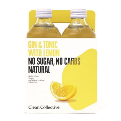 Clean Collective Gin Tonic Lemon 4 pack