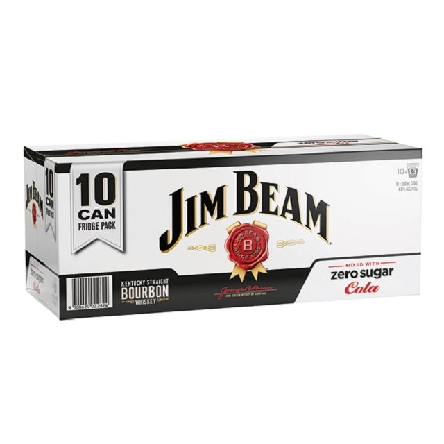 Jim Beam 10pack cans zero