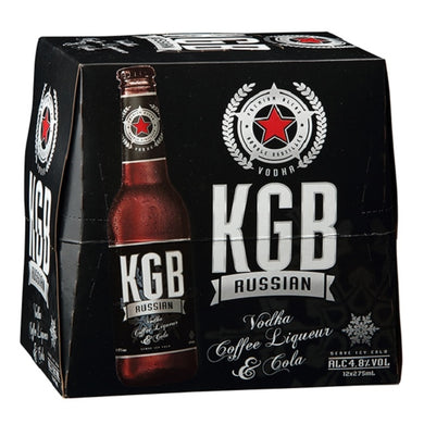 KGB Black 12pack bottles