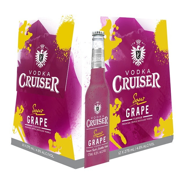 Cruiser Sour Grape 12 pack bottles