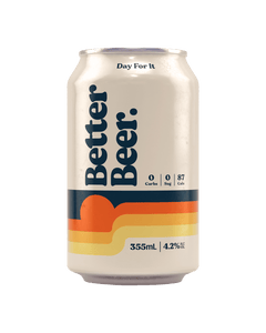 Better Beer 6 pack cans