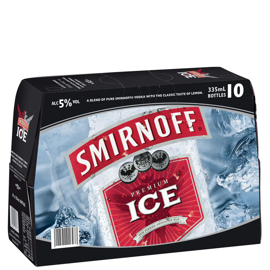 Smirnoff Red Ice 10 Bottles