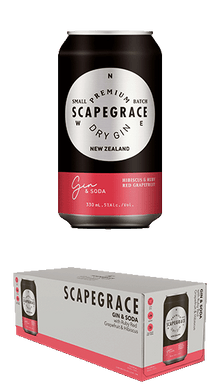 Scapegrace Ruby Red Gin & Soda 10 packs