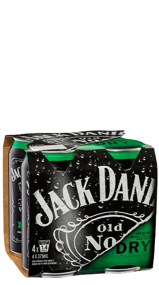 Jack Daniel's & Dry 4 pack cans
