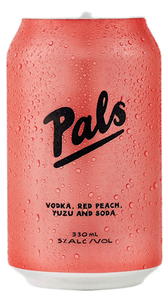 Pals Vodka, Red Peach, Yuzu & Soda 10 pack cans