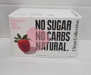 Clean Collective Strawberry 12 pack cans