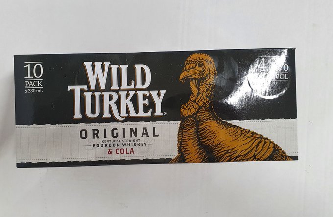 Wild Turkey 10packs 4.8%