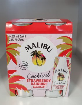Malibu Strawberry Daiquiri 4 packs